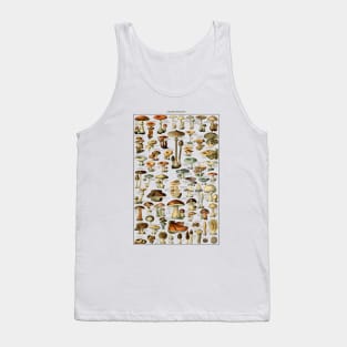 Antique Fungi Collection - Botanical Art Print Tank Top